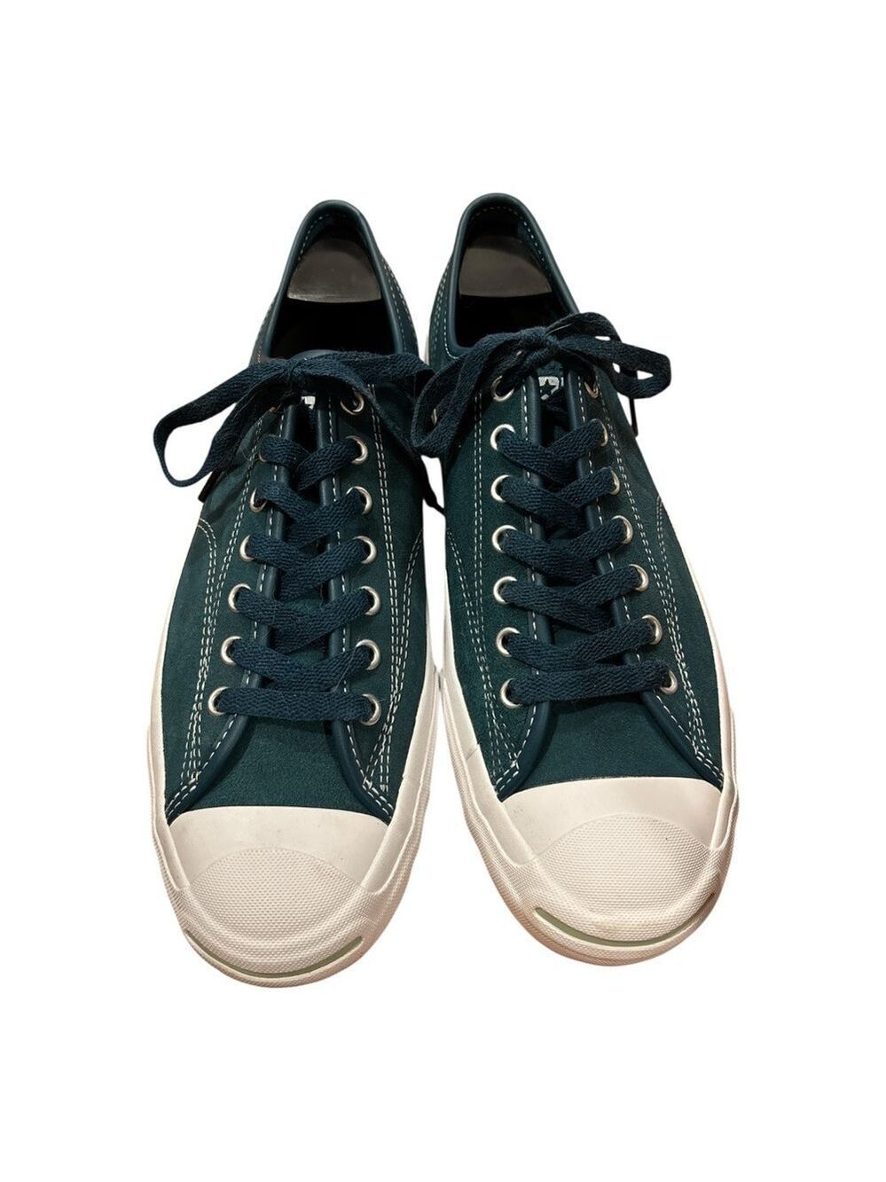 90s CONVERSE JACK PURCELL UNISEX OX MIDNIGHT TURQUOISE SUEDE LOW RISE SNEAKERS